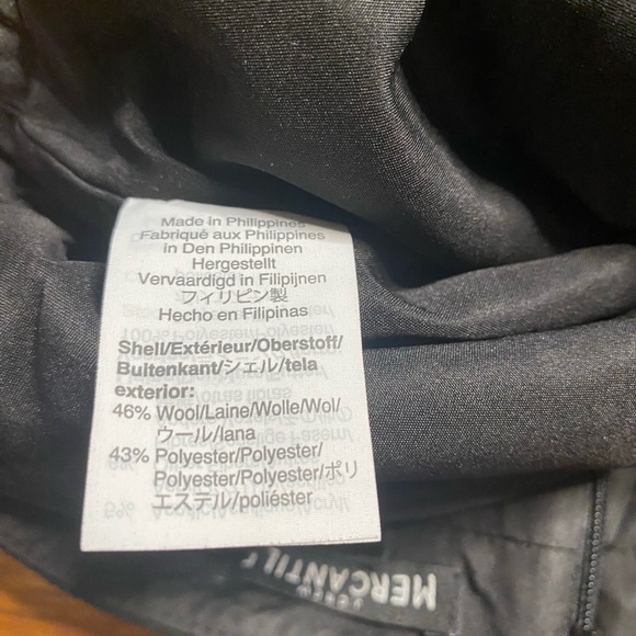 J.Crew Mercantile Wool/Poly Black skirt - size 10 - Picture 3 of 7